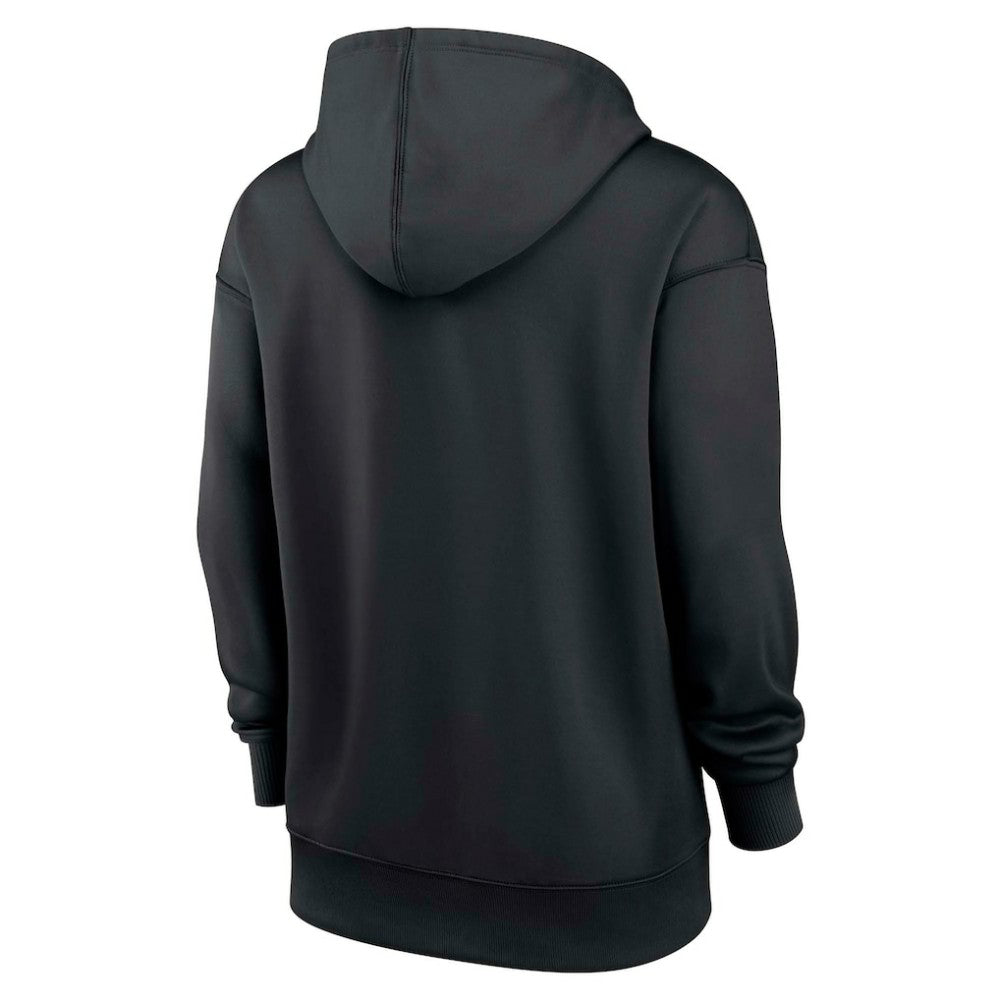 Baltimore Orioles Women's Authentic Collection Therma-FIT Hoodie Black