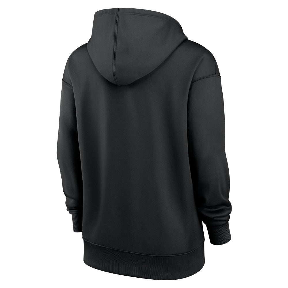 Miami Marlins Women's Authentic Collection Therma-FIT Hoodie Black