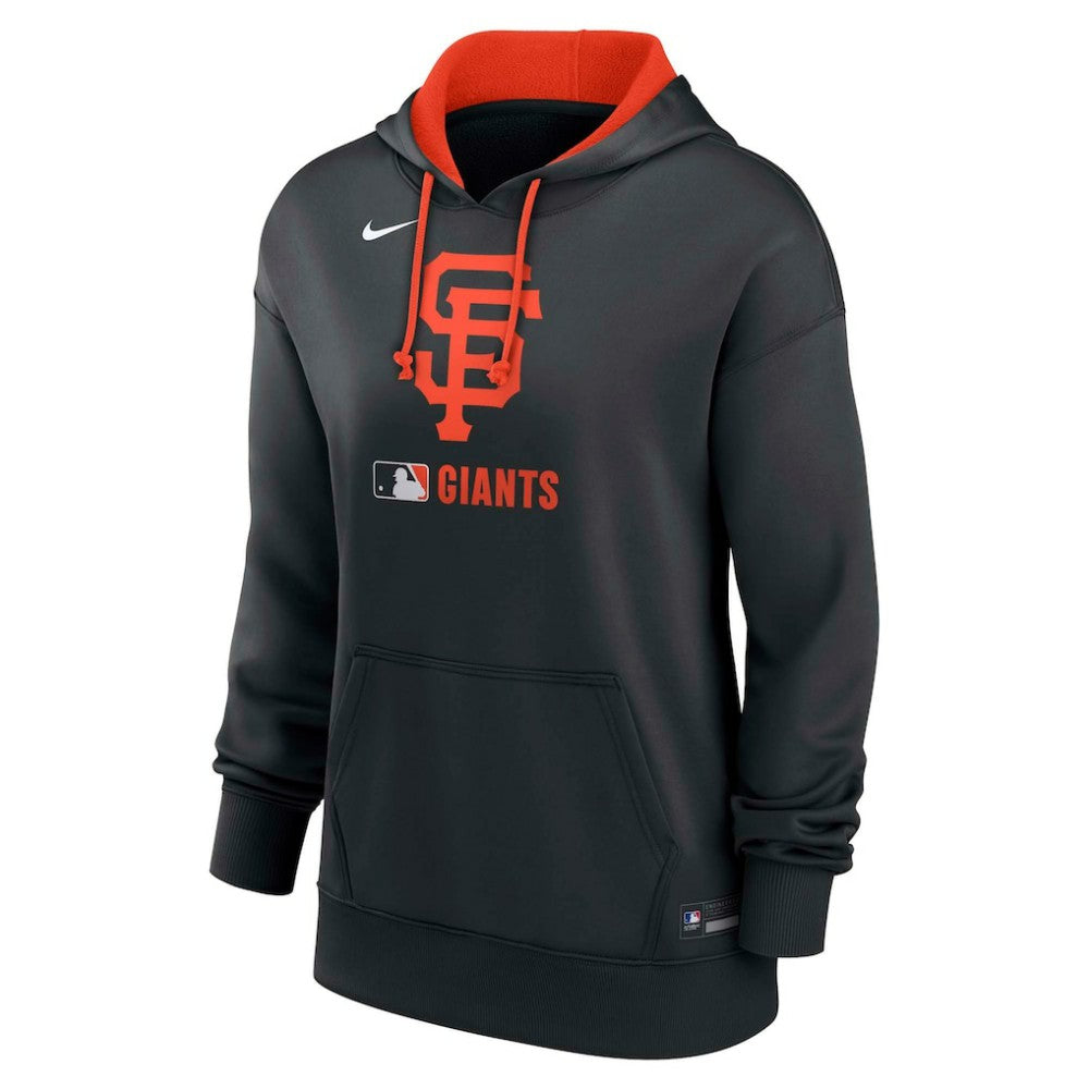 San Francisco Giants Women's Authentic Collection Therma-FIT Hoodie Black