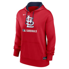 St. Louis Cardinals Women's Authentic Collection Therma-FIT Hoodie Red