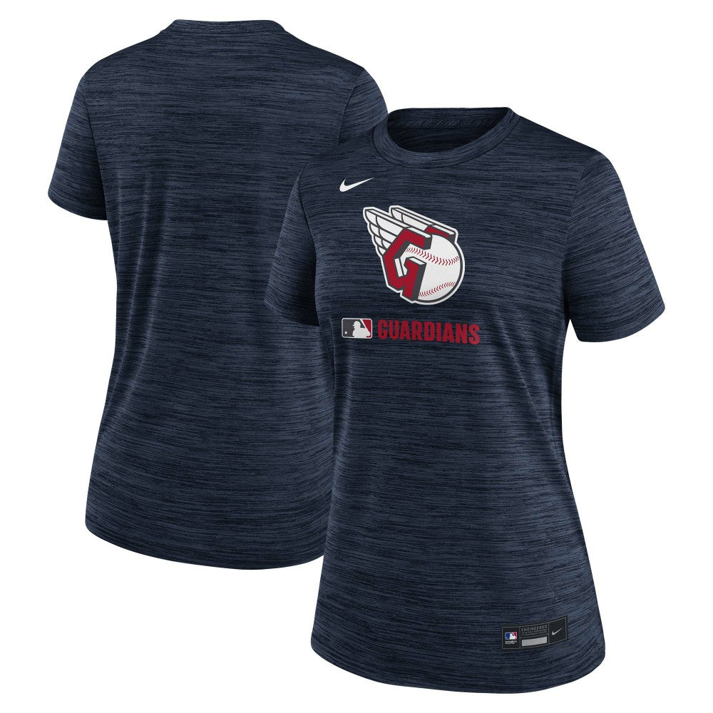 Cleveland Guardians Women's Authentic Collection Velocity Dri-FIT T-Shirt Navy