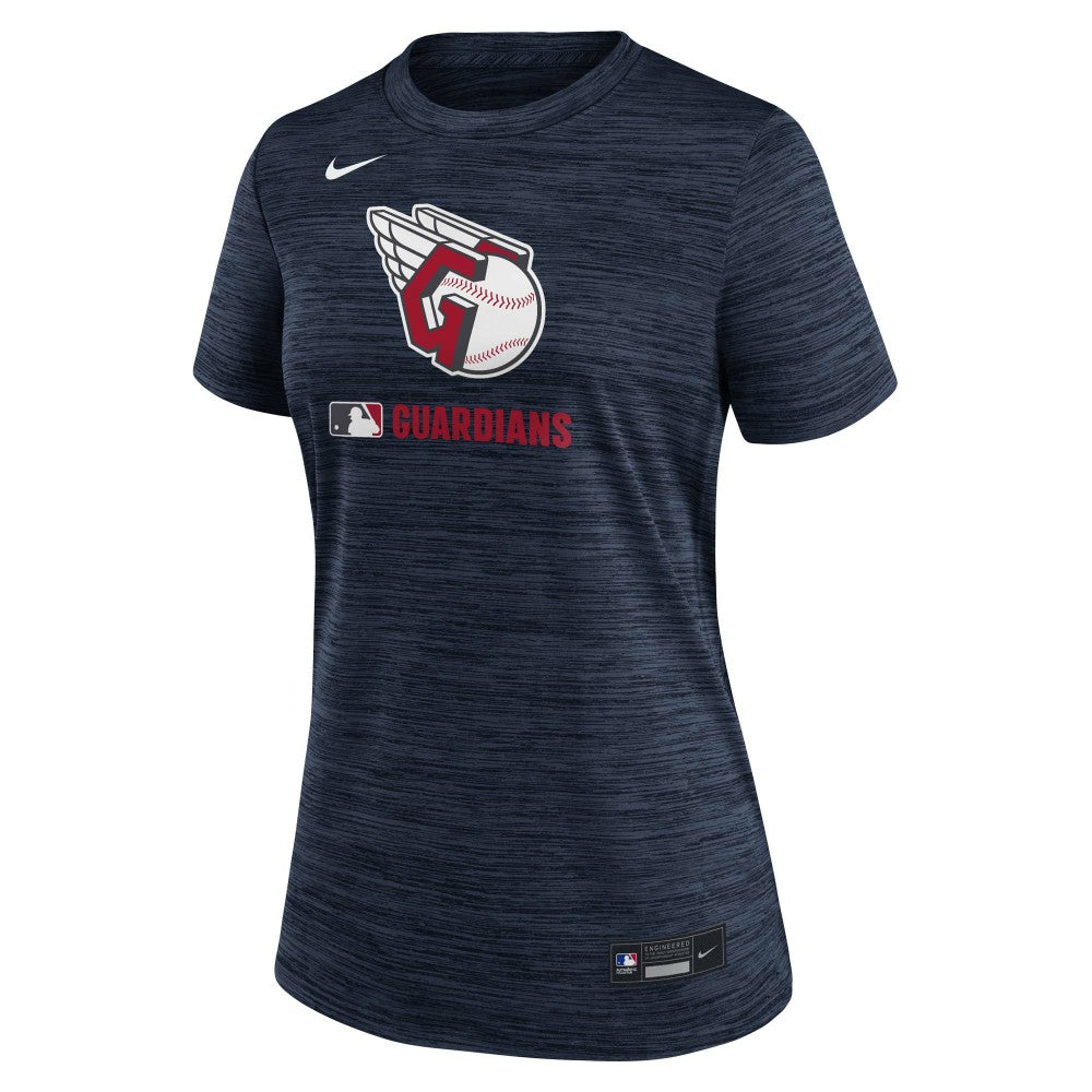 Cleveland Guardians Women's Authentic Collection Velocity Dri-FIT T-Shirt Navy