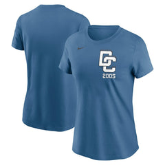 Washington Nationals Women's 2025 City Connect Wordmark T-Shirt Blue