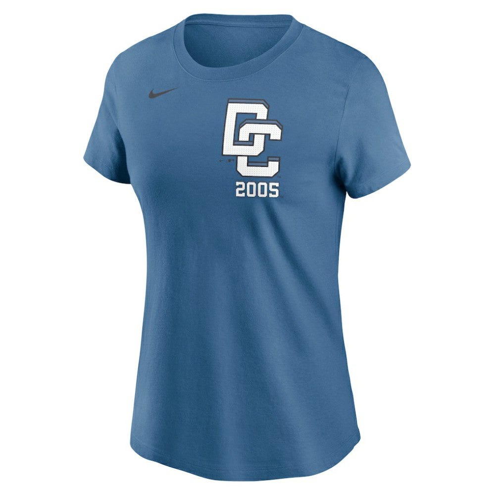 Washington Nationals Women's 2025 City Connect Wordmark T-Shirt Blue