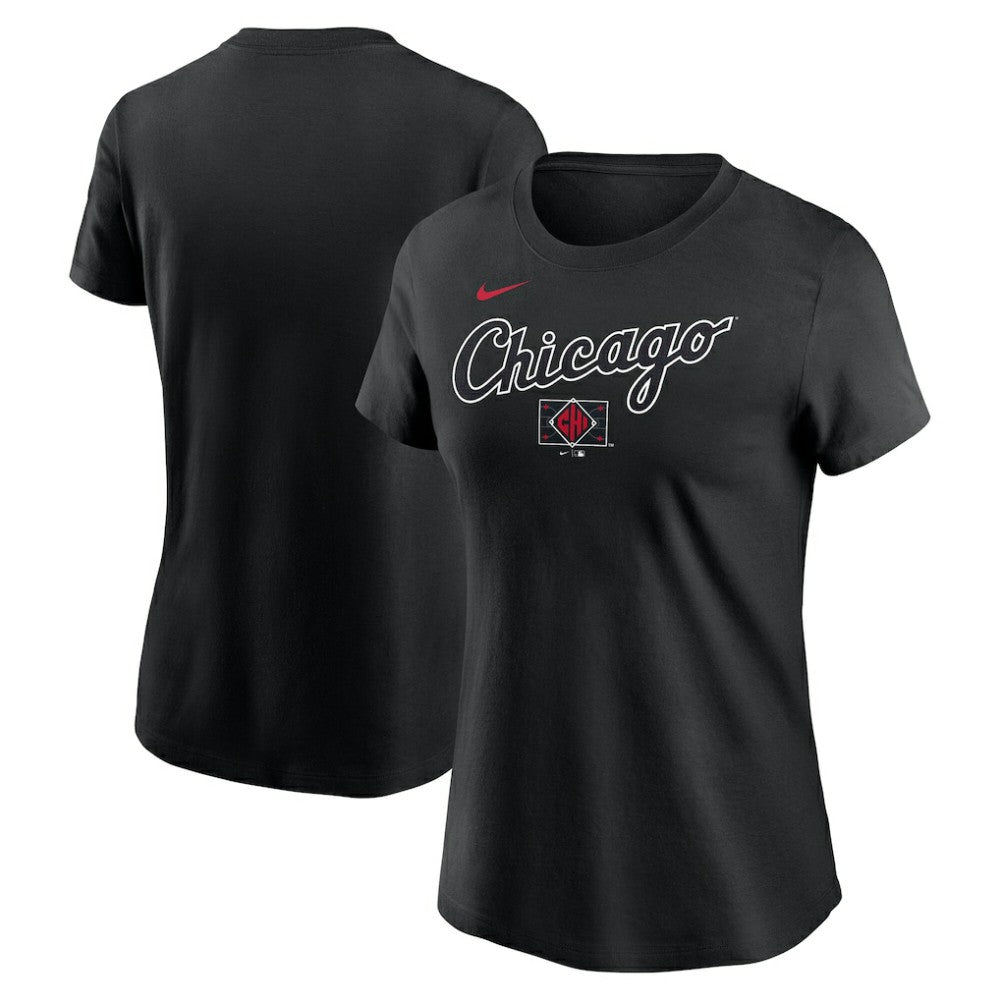 Chicago White Sox Women's 2025 City Connect Wordmark T-Shirt Black