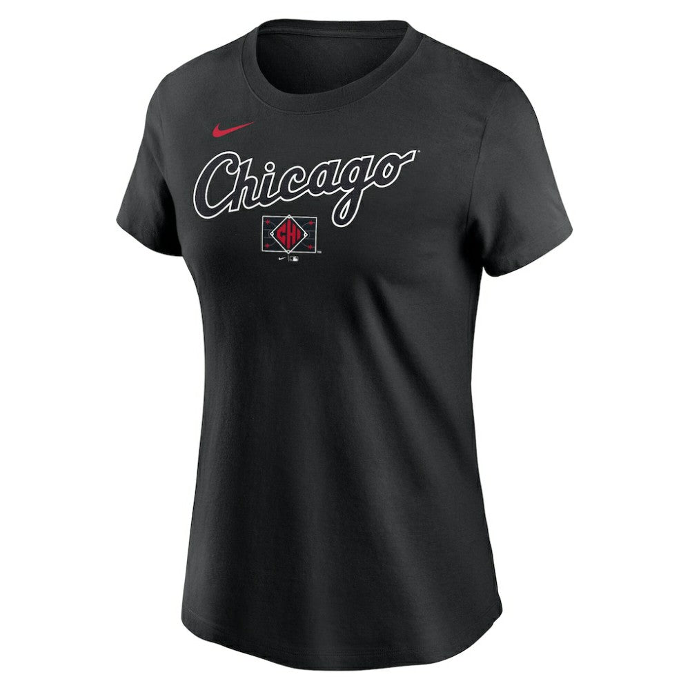 Chicago White Sox Women's 2025 City Connect Wordmark T-Shirt Black