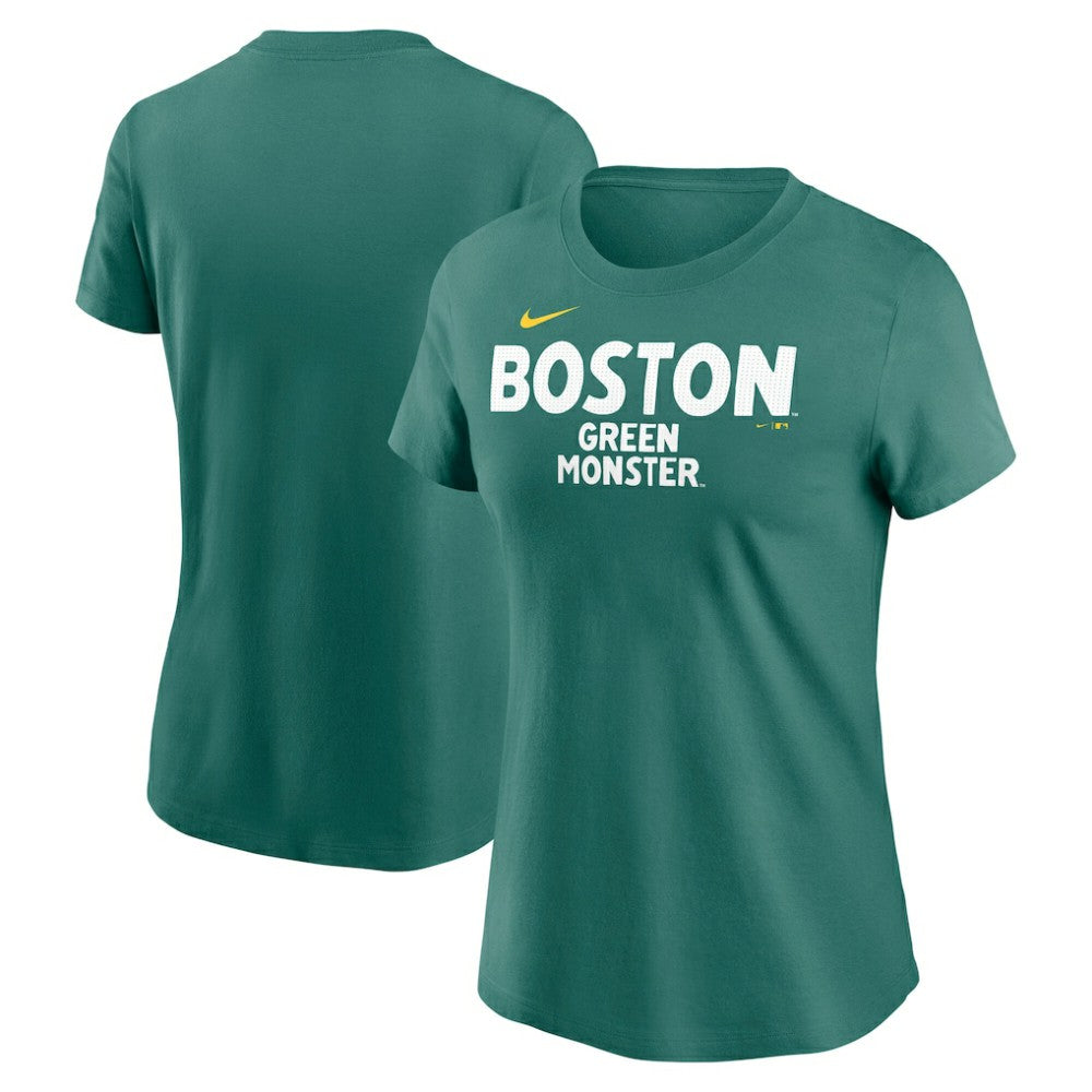 Boston Red Sox Women's 2025 City Connect Wordmark T-Shirt Green