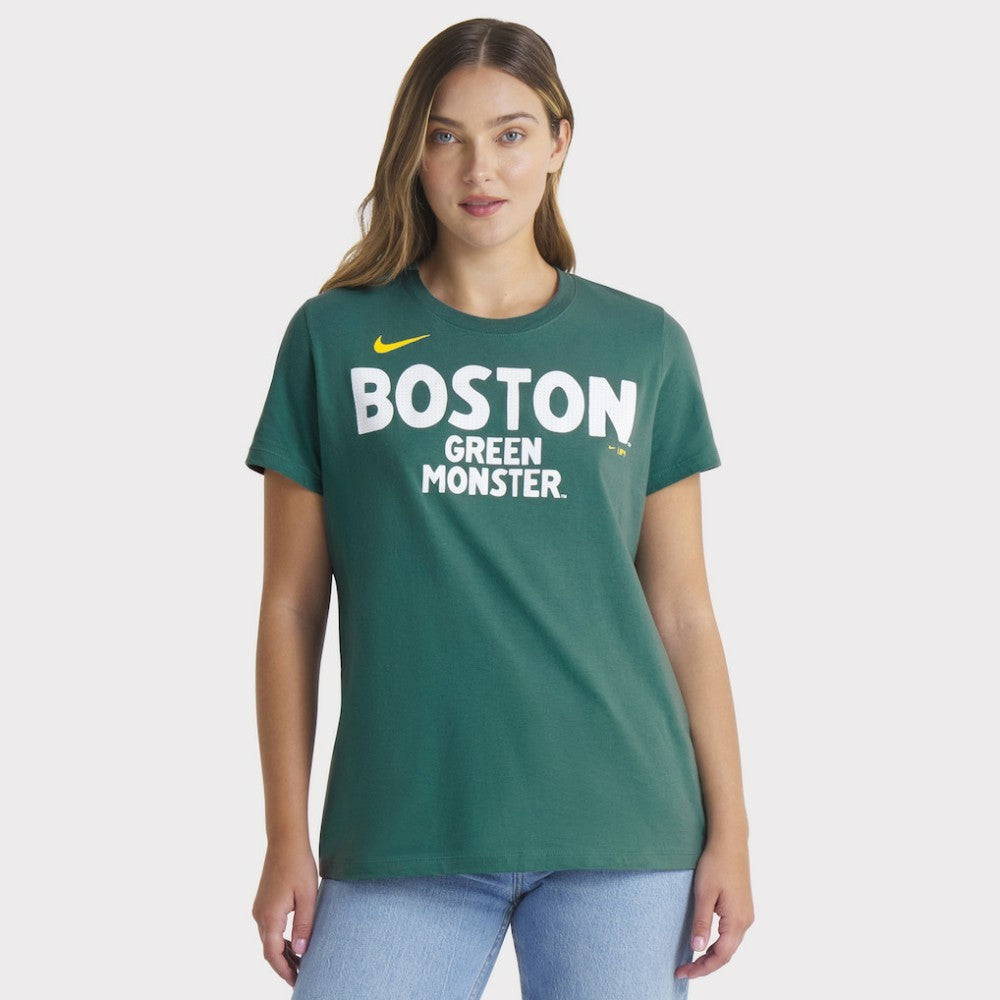 Boston Red Sox Women's 2025 City Connect Wordmark T-Shirt Green