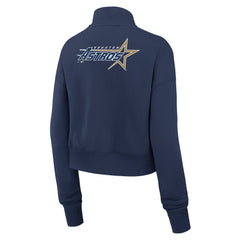 Houston Astros Women's Cooperstown Collection Phoenix Fleece Half-Zip Sweatshirt Navy