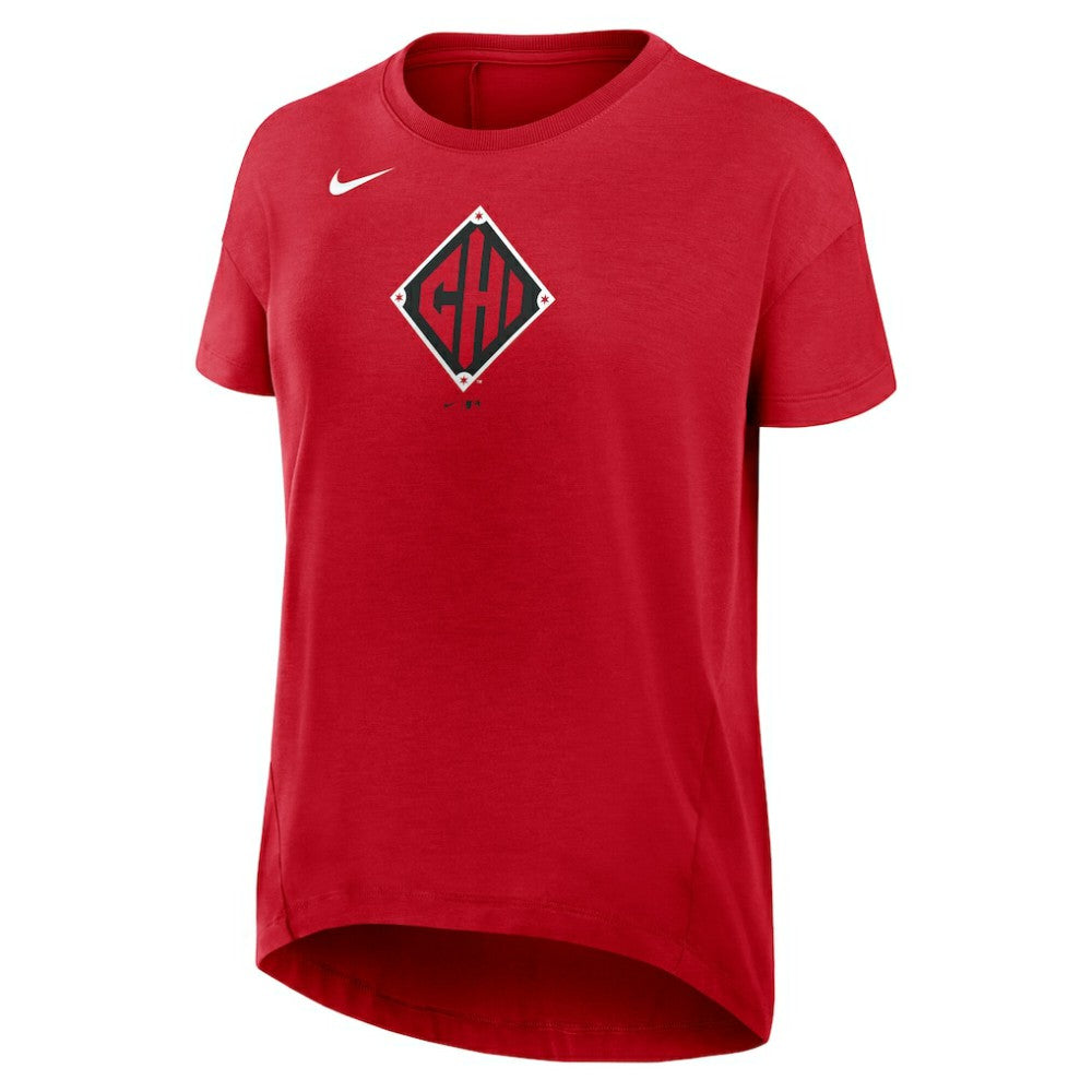 Chicago White Sox Women's 2025 City Connect Flowy Fashion Tri-Blend Dri-FIT T-Shirt Red