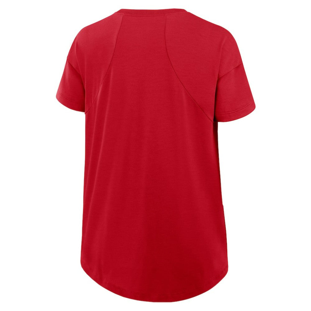 Chicago White Sox Women's 2025 City Connect Flowy Fashion Tri-Blend Dri-FIT T-Shirt Red