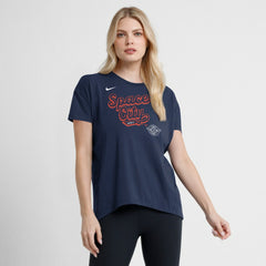 Houston Astros Women's 2025 City Connect Flowy Fashion Tri-Blend Dri-FIT T-Shirt Navy