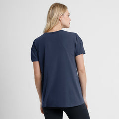 Houston Astros Women's 2025 City Connect Flowy Fashion Tri-Blend Dri-FIT T-Shirt Navy
