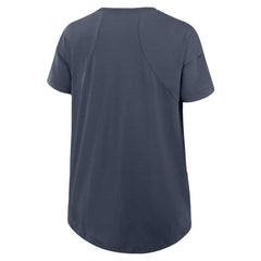 Los Angeles Dodgers Women's 2025 City Connect Flowy Fashion Tri-Blend Dri-FIT T-Shirt Charcoal
