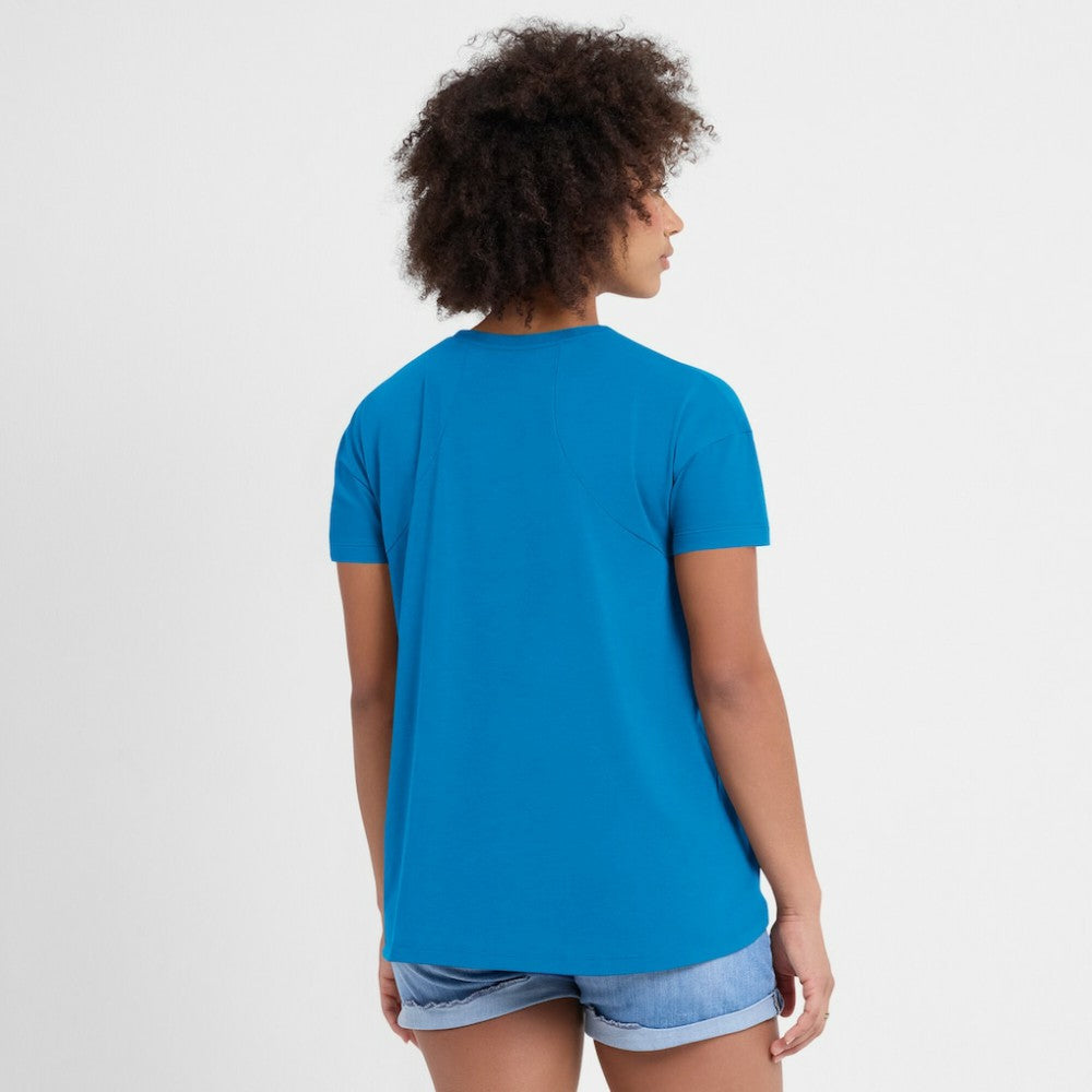 Philadelphia Phillies Women's 2025 City Connect Flowy Fashion Tri-Blend Dri-FIT T-Shirt Blue