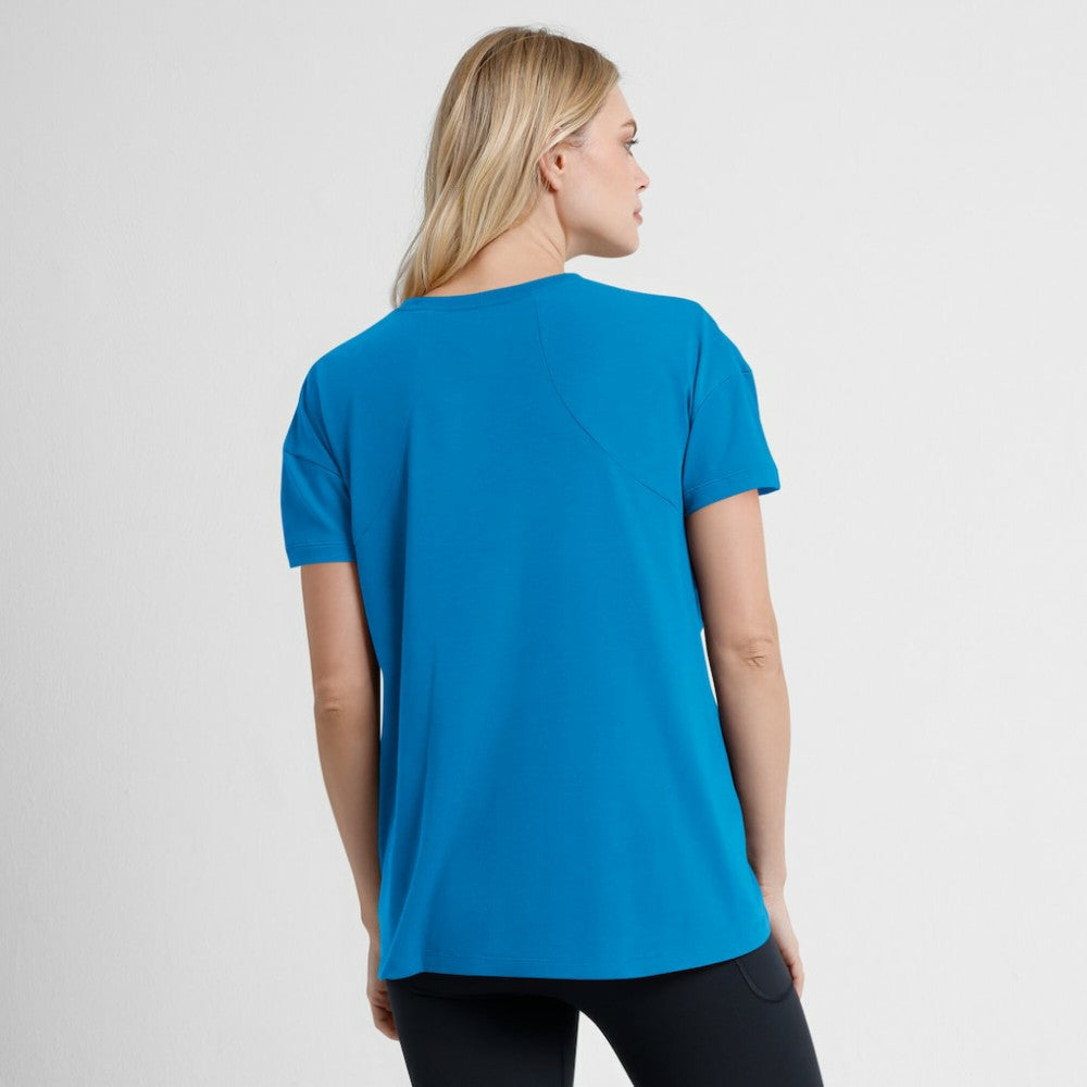 Philadelphia Phillies Women's 2025 City Connect Flowy Fashion Tri-Blend Dri-FIT T-Shirt Blue