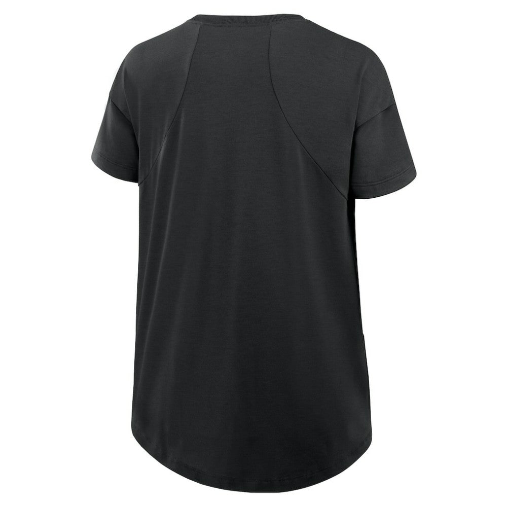 San Francisco Giants Women's 2025 City Connect Flowy Fashion Tri-Blend Dri-FIT T-Shirt Black