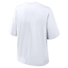 Colorado Rockies Women's 2025 City Connect Logo Boxy T-Shirt White