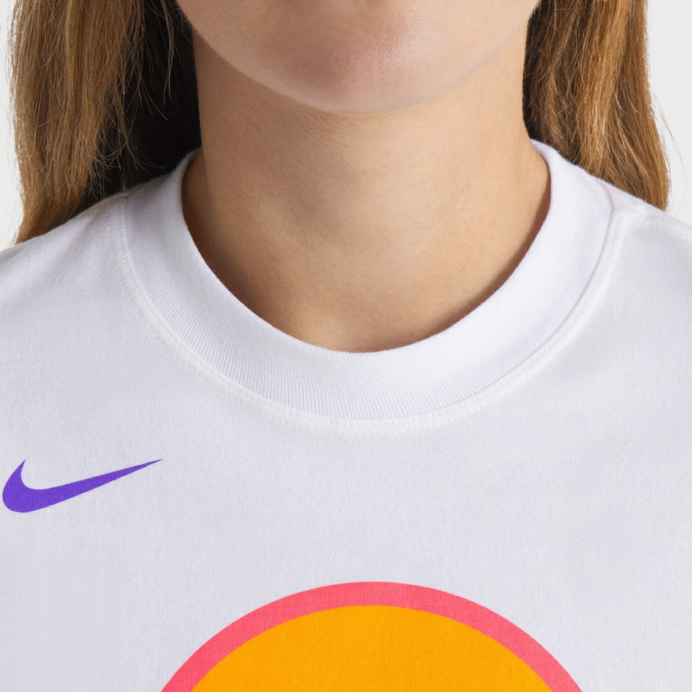 Colorado Rockies Women's 2025 City Connect Logo Boxy T-Shirt White