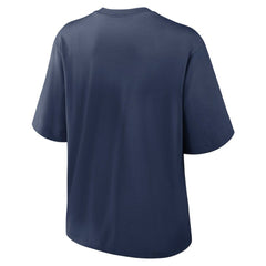 Houston Astros Women's 2025 City Connect Logo Boxy T-Shirt Navy
