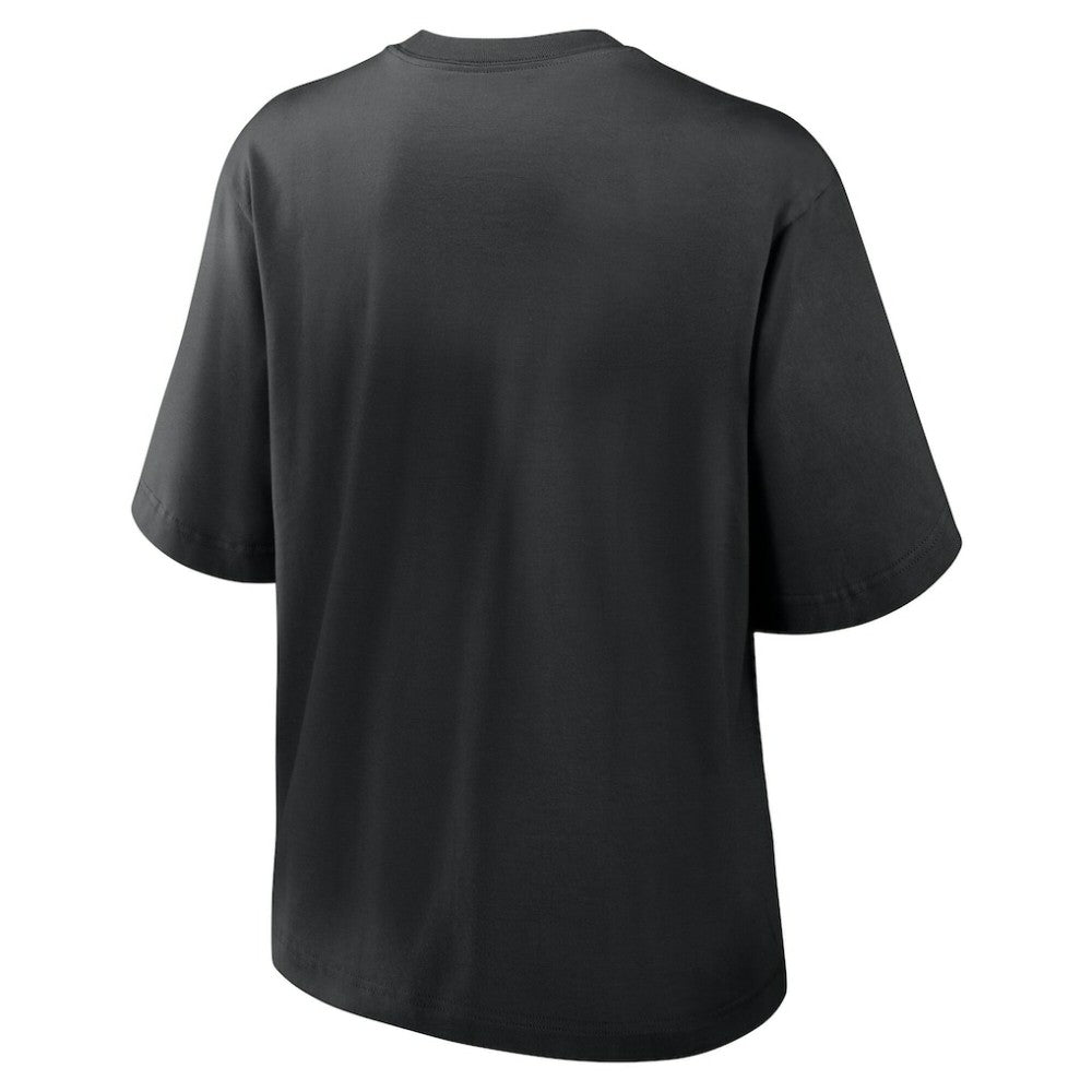 Chicago White Sox Women's 2025 City Connect Logo Boxy T-Shirt Black