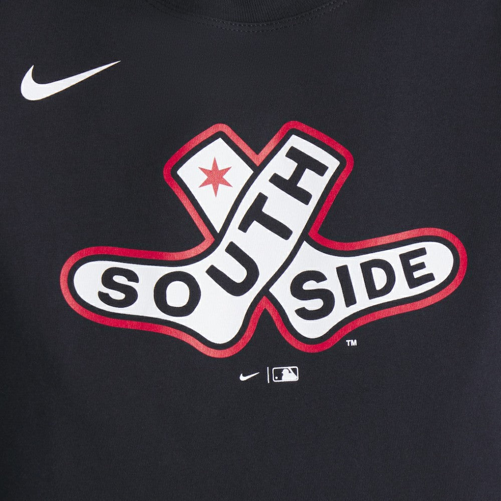 Chicago White Sox Women's 2025 City Connect Logo Boxy T-Shirt Black