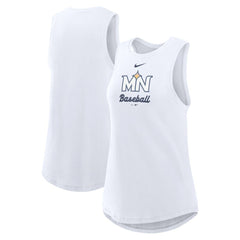 Minnesota Twins Women's City Connect Tricode High Neck Dri-FIT Tank Top White