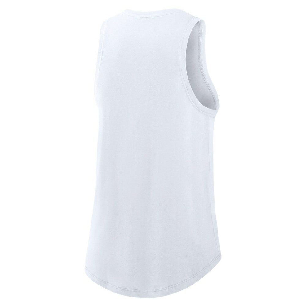 Los Angeles Dodgers Women's City Connect Tricode High Neck Dri-FIT Tank Top White