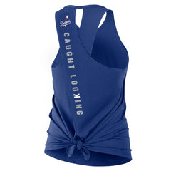 Los Angeles Dodgers Open-Back Crisscross Dri-FIT Tank Top Royal