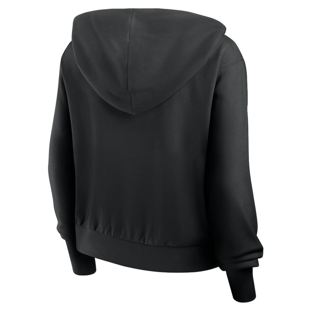 San Francisco Giants Women's Cropped Chill Full-Zip Hoodie Black