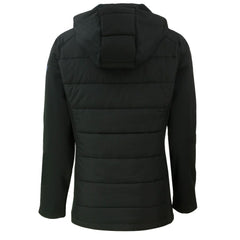San Francisco Giants Cutter & Buck Women's  Evoke Hybrid Eco Softshell Recycled Full-Zip Hoodie Jacket Black