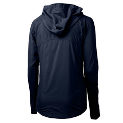 Los Angeles Dodgers Cutter & Buck Women's  Adapt Eco Knit Hybrid Recycled Full-Zip Hoodie Navy