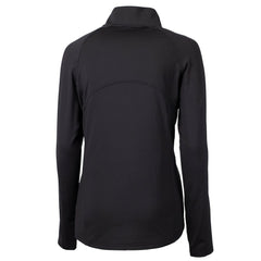 Baltimore Orioles Cutter & Buck Women's  DryTec Adapt Eco Knit Stretch Recycled Raglan Half-Zip Top Black