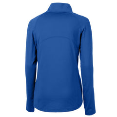 Los Angeles Dodgers Cutter & Buck Women's  DryTec Adapt Eco Knit Stretch Recycled Raglan Half-Zip Top Royal
