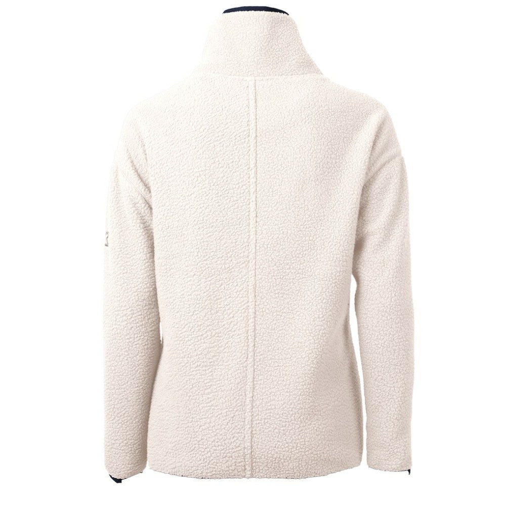 Detroit Tigers Cutter & Buck Women's  Cascade Eco Sherpa Fleece Half-Zip Pullover Jacket Cream