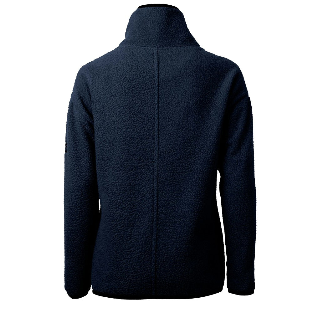 Los Angeles Dodgers Cutter & Buck Women's  Cascade Eco Sherpa Fleece Half-Zip Pullover Jacket Navy