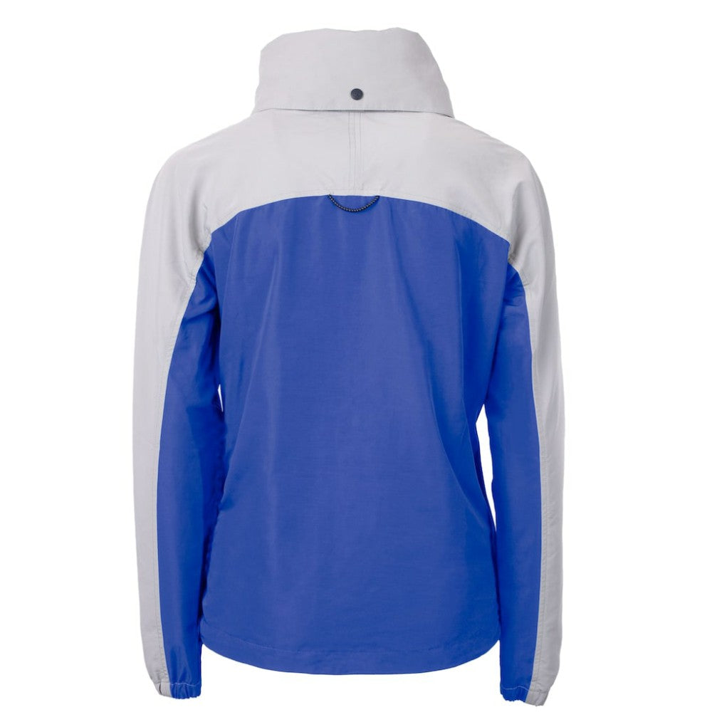 Los Angeles Dodgers Cutter & Buck Women's  Charter Eco Recycled Half-Zip Anorak Jacket Royal