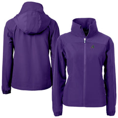 Arizona Diamondbacks Cutter & Buck Women's Charter Eco Recycled Full-Zip Jacket Purple