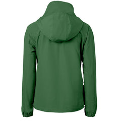 Athletics Cutter & Buck Women's Charter Eco Recycled Full-Zip Jacket Green