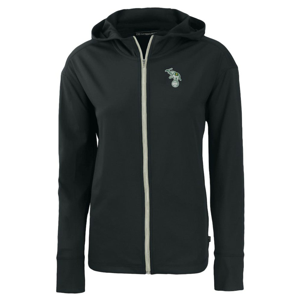 Athletics Cutter & Buck Women's Daybreak Eco Recycled Full-Zip Hoodie Jacket Black