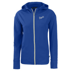 Kansas City Royals Cutter & Buck Women's  Daybreak Eco Recycled Full-Zip Hoodie Jacket Royal