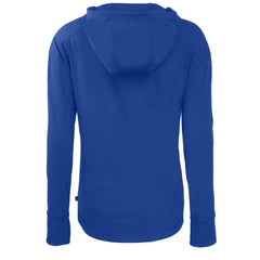 Kansas City Royals Cutter & Buck Women's  Daybreak Eco Recycled Full-Zip Hoodie Jacket Royal