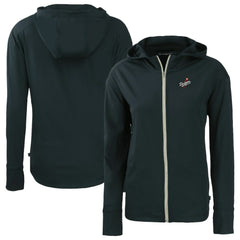 Los Angeles Dodgers Cutter & Buck Women's  Daybreak Eco Recycled Full-Zip Hoodie Jacket Navy