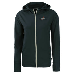 Los Angeles Dodgers Cutter & Buck Women's  Daybreak Eco Recycled Full-Zip Hoodie Jacket Navy