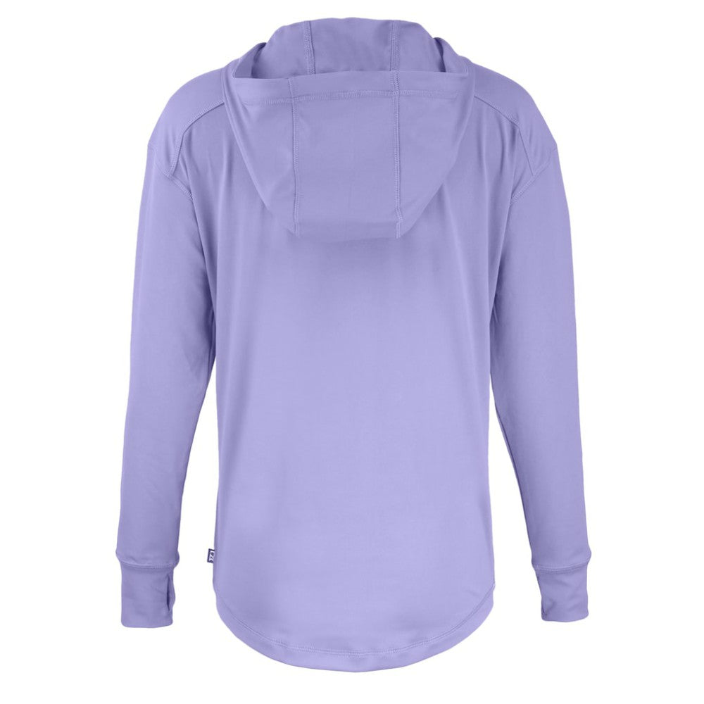 Arizona Diamondbacks Cutter & Buck Women's Daybreak Eco Recycled Half-Zip Hoodie Purple
