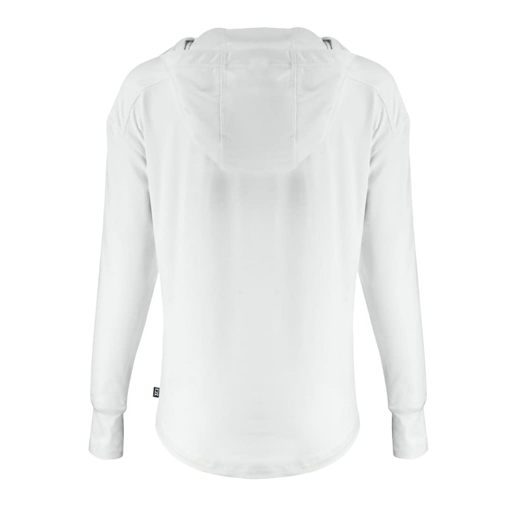 Philadelphia Phillies Cutter & Buck Women's Daybreak Eco Recycled Half-Zip Hoodie White