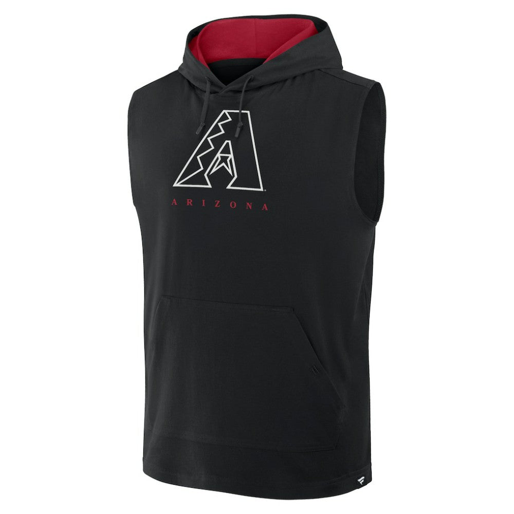 Arizona Diamondbacks Fire Speed Sleeveless Pullover Hoodie Black