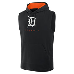 Detroit Tigers Fire Speed Sleeveless Pullover Hoodie Black