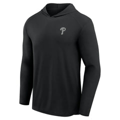 Philadelphia Phillies Front Office Power Mono Long Sleeve Hoodie T-Shirt Black