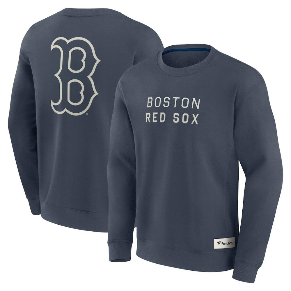Boston Red Sox Elements Future Ground Lettering Pullover Sweatshirt Blue